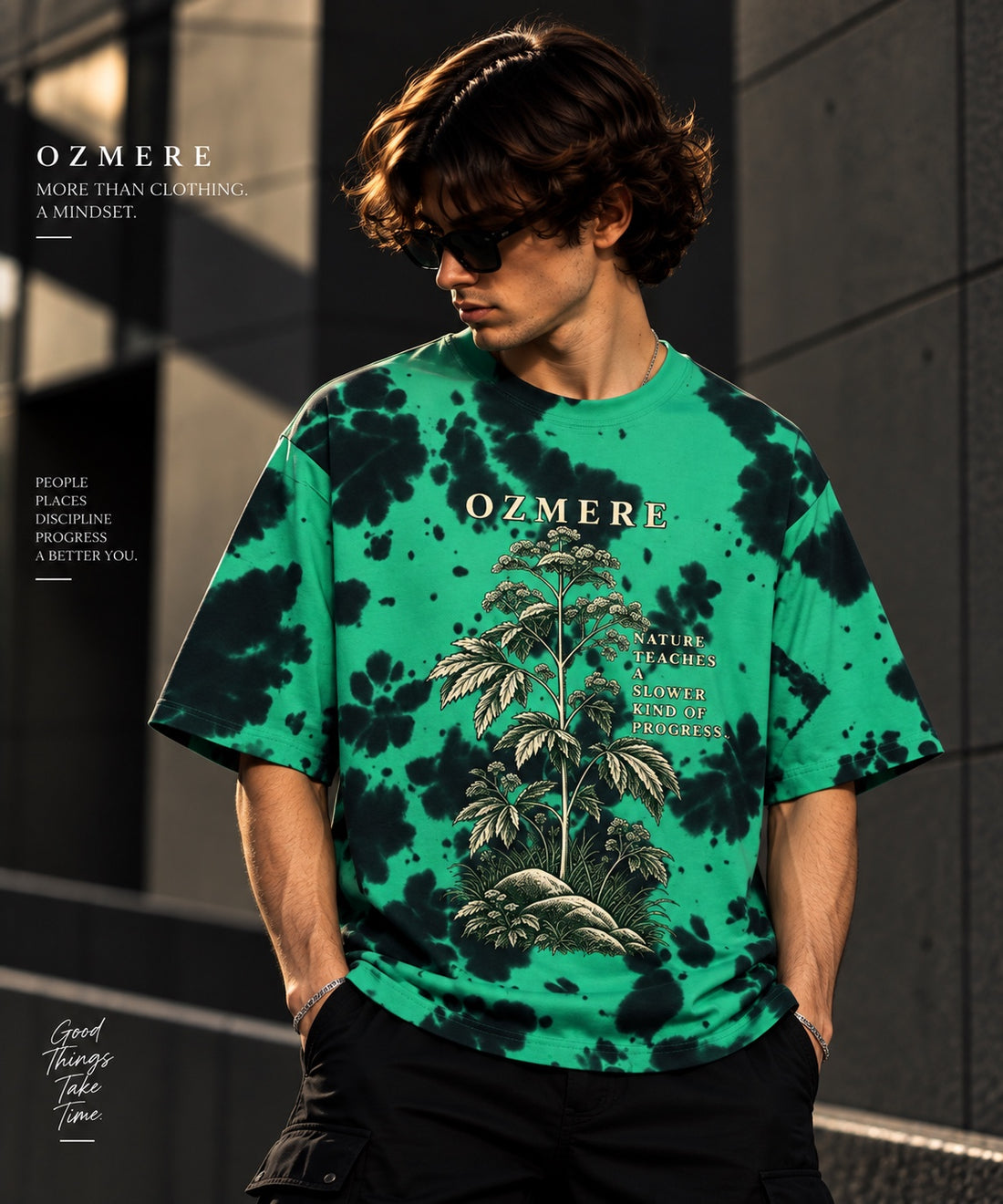 OZMERE Nature Teaches — Tie Dye Tee
