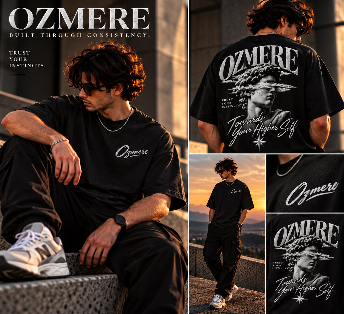 OZMERE Ascension — White Edition — Black — Lifestyle View