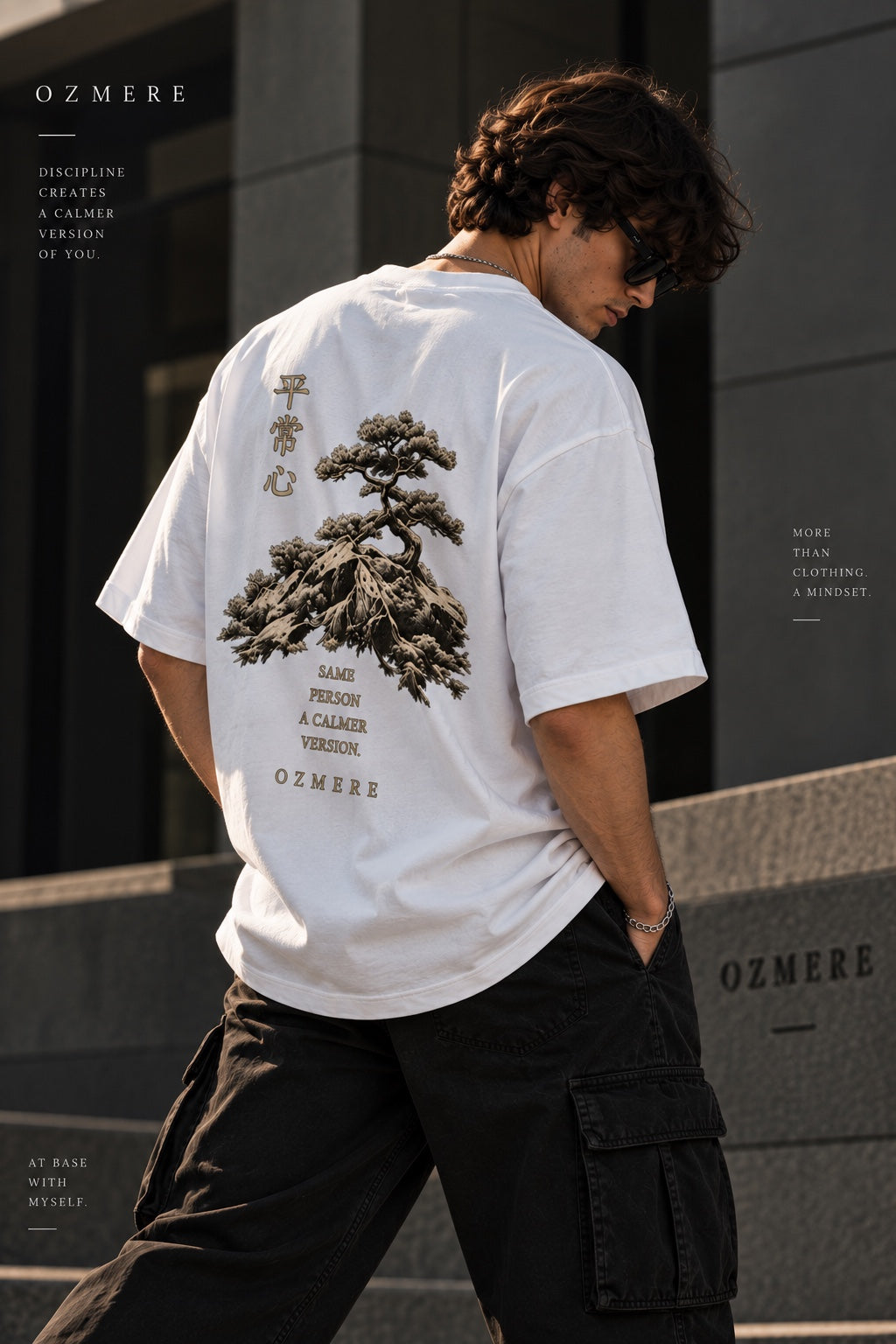 OZMERE Signature — Classic Edition — White — Angled View