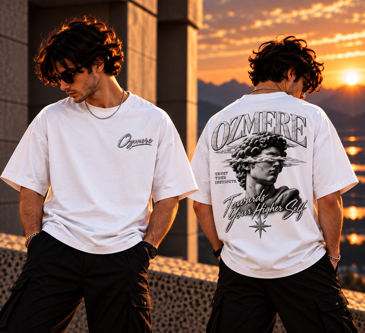 OZMERE Ascension — White Edition — White — Angled View