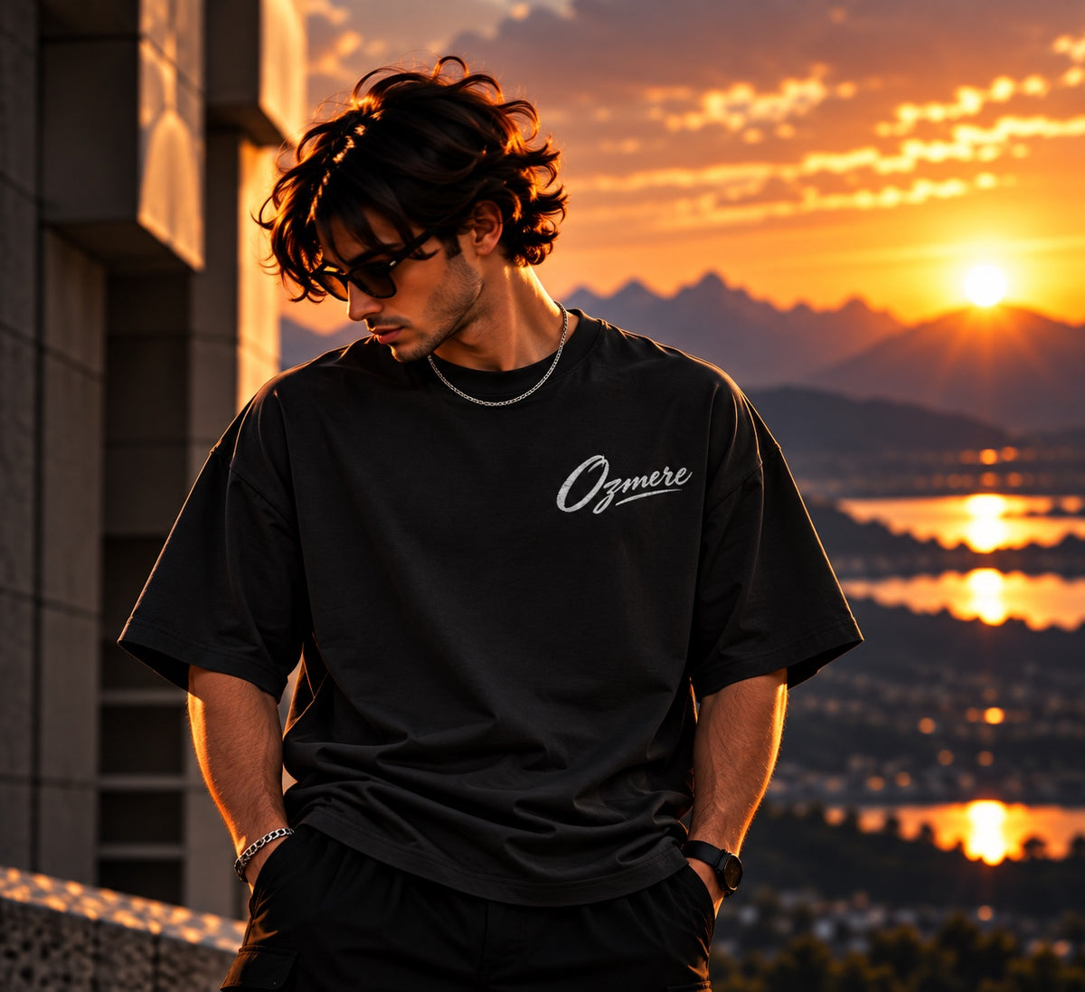 OZMERE Ascension — White Edition — Black — Front View