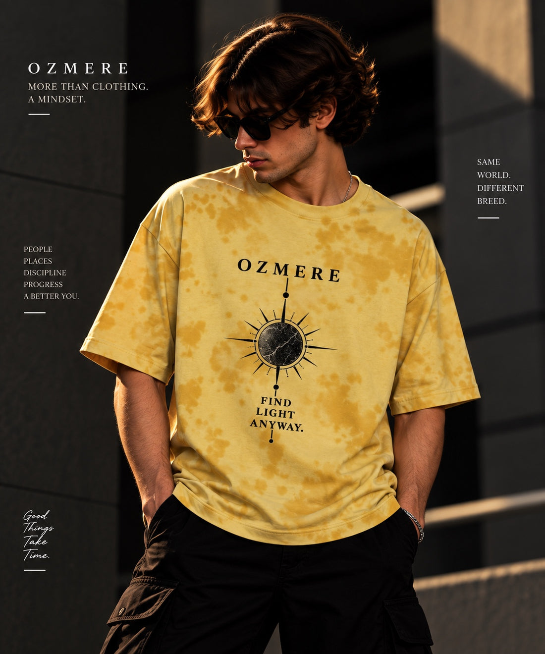 OZMERE Solar Drift — Tie Dye Tee