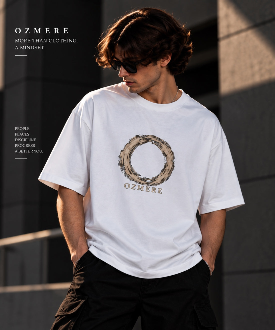 OZMERE Circle Within — Terry Tee