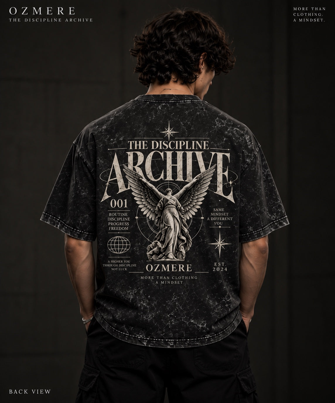 Black — Back View